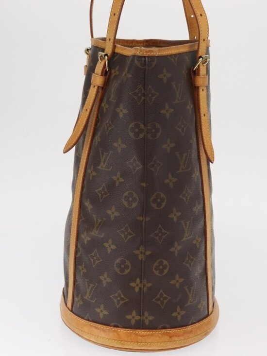 LOUIS VUITTON Monogram Bucket GM Shoulder Bag M42236 LV Auth 159047 - Picture 4 of 16